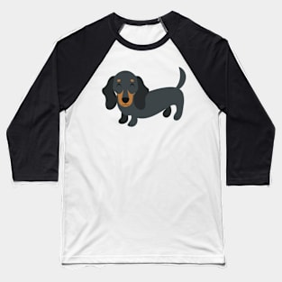 Black Dog Long Body Baseball T-Shirt